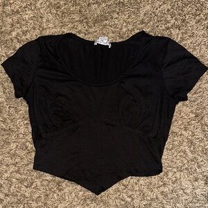 Forever 21 Black Crop Top